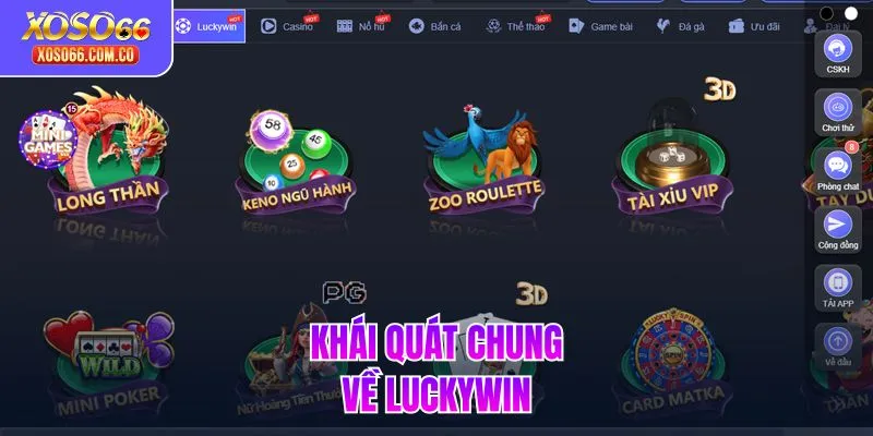 Khái quát chung về Luckywin 